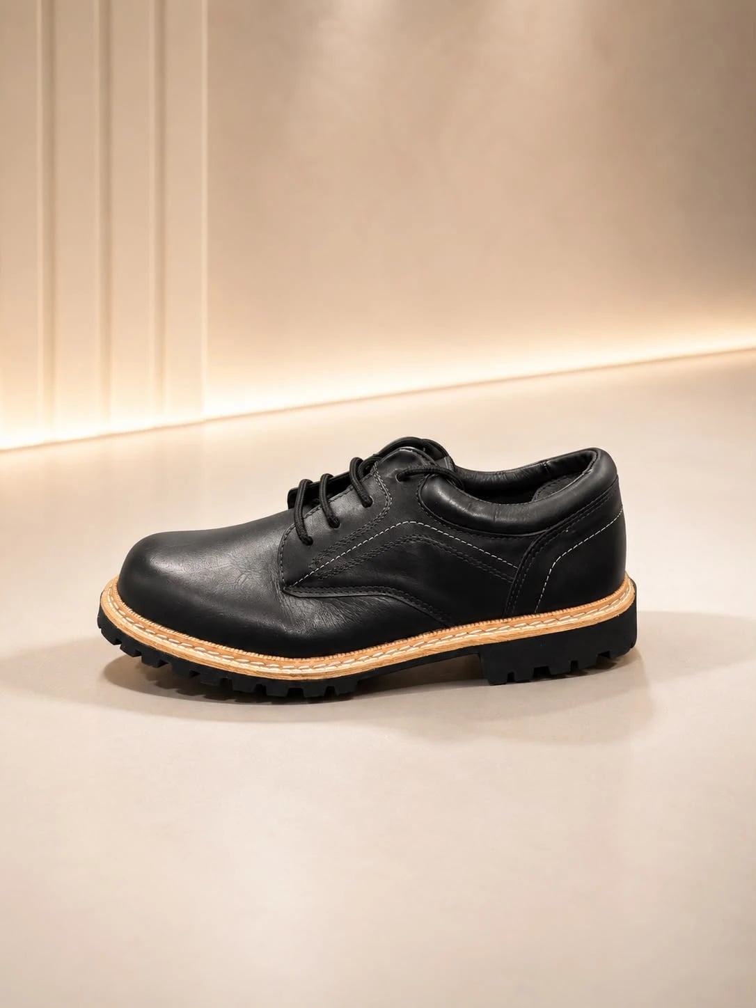Zapatos Derby Negro