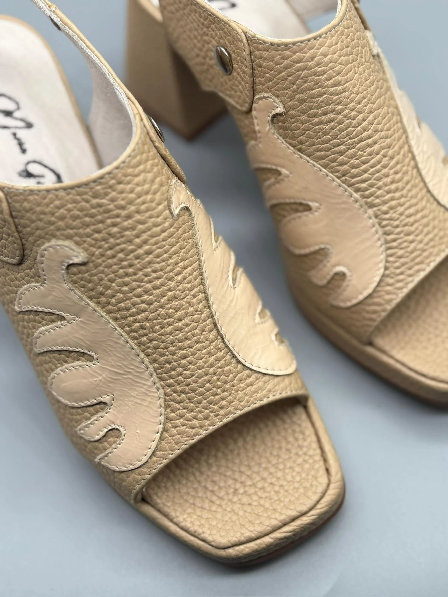 Sandalias De Cuero Varios Colores