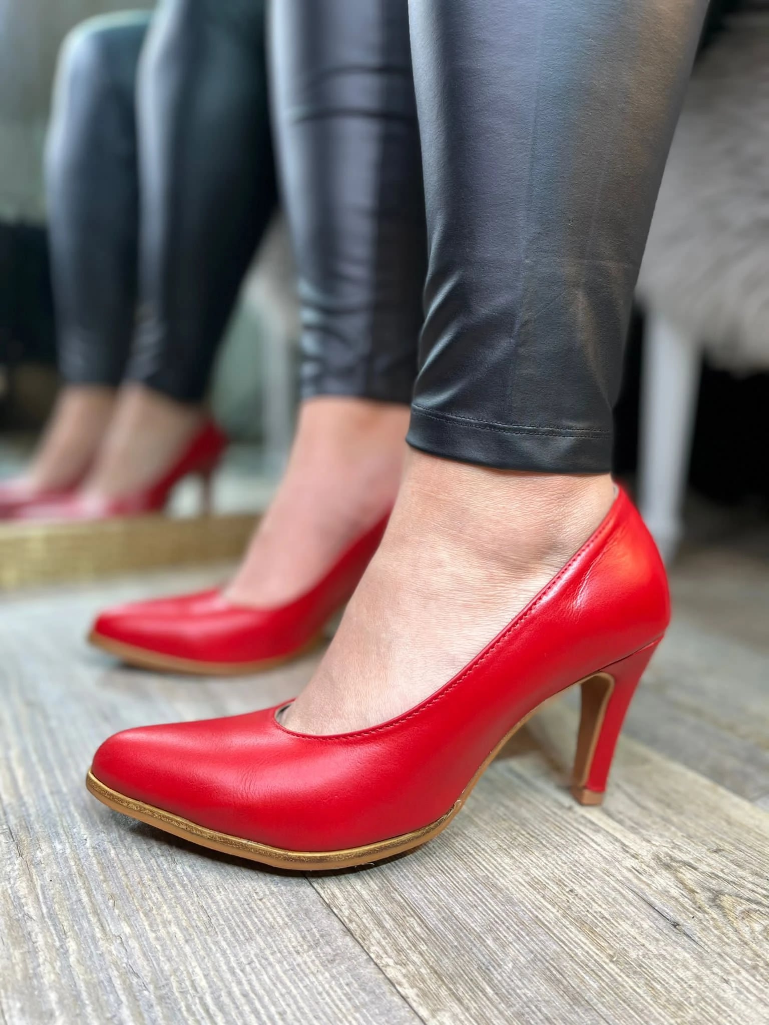 Stilettos de Cuero