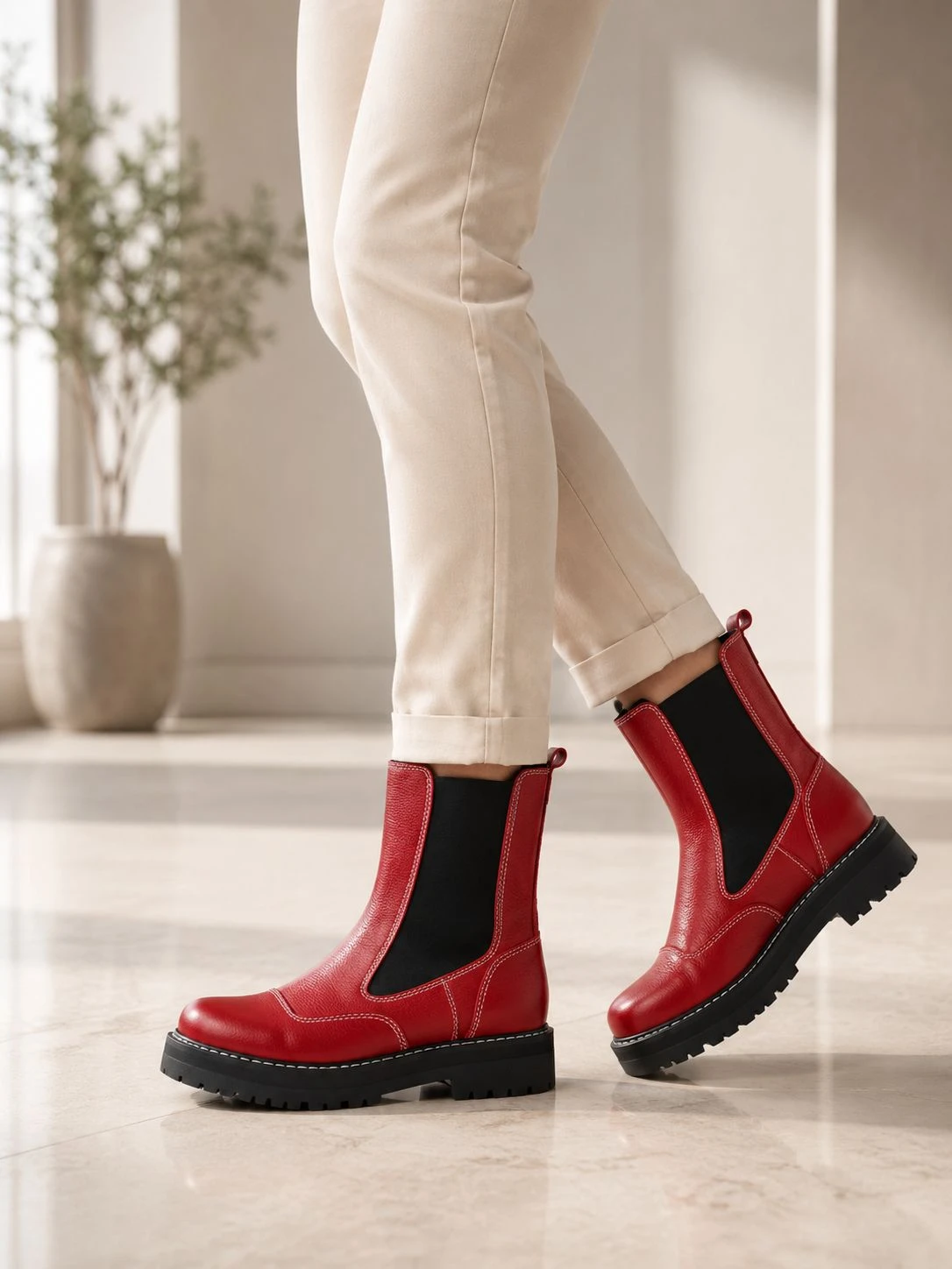 Bota Mara Rojo