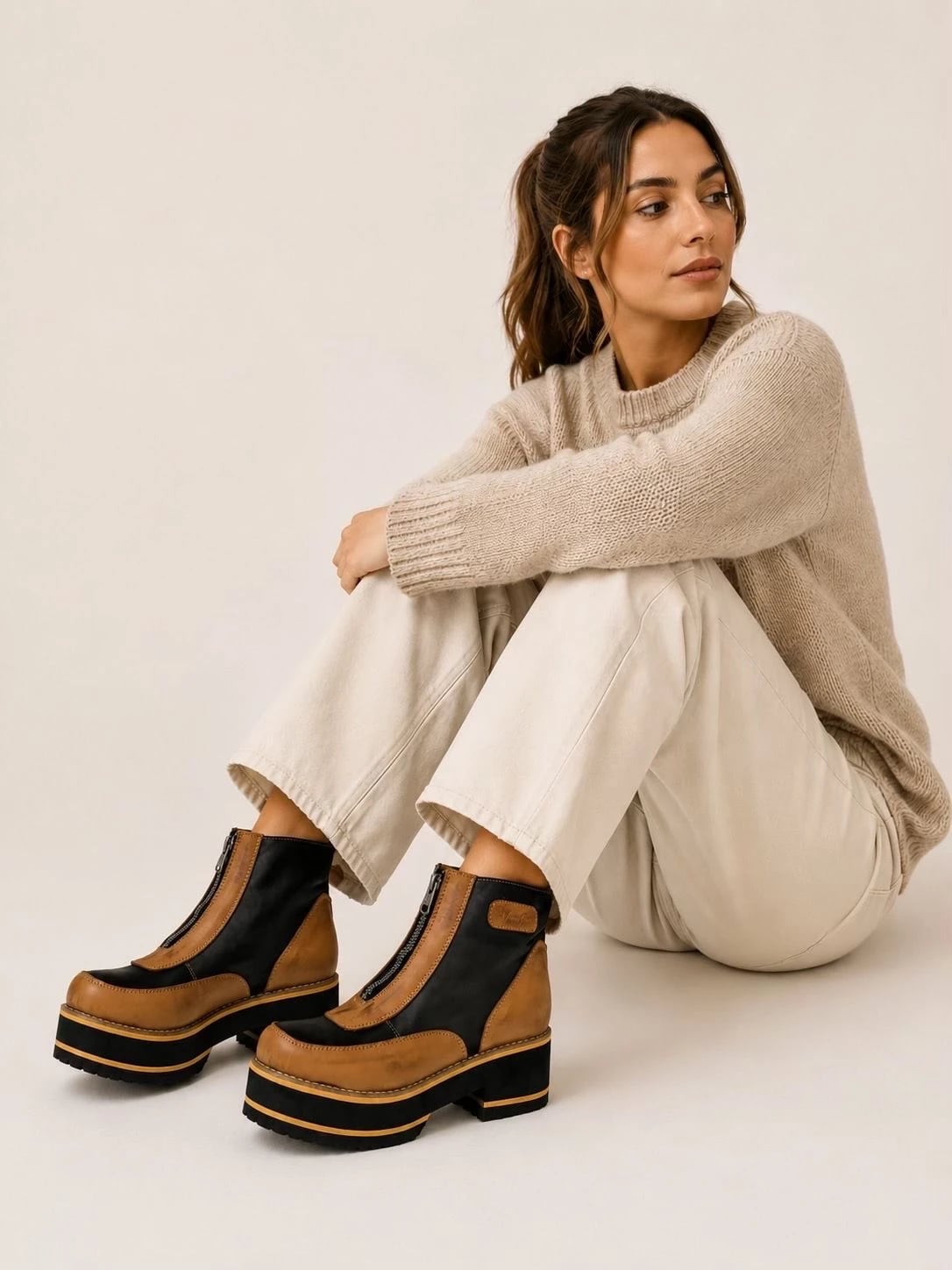 Botas Boreal Marrón y Negro