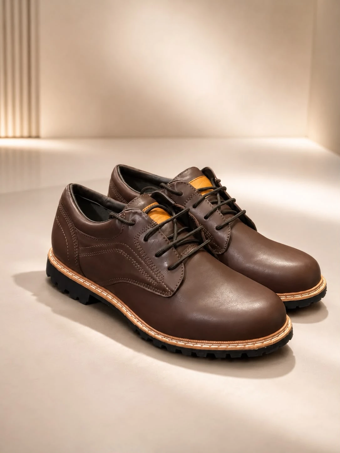 Zapatos Derby Marrón